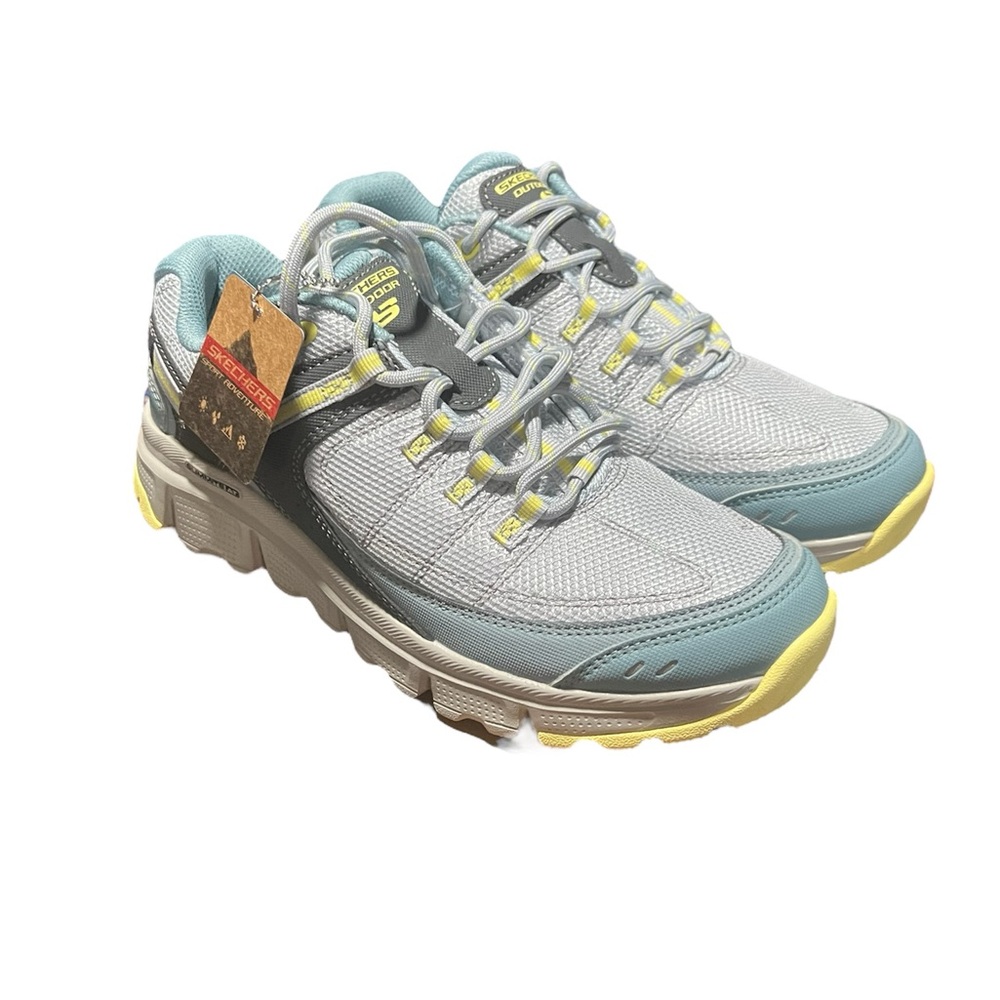 Skechers Light Blue and Yellow Athletic Shoes